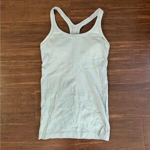 Lululemon light green ebb to street tank in size 4